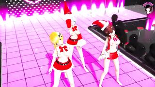 3 Teens With Big Boobs Dancing (3D HENTAI)