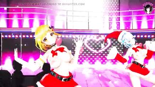 3 Teens With Big Boobs Dancing (3D HENTAI)