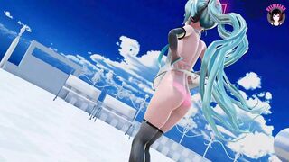 Cute Miku - Sexy Dance + Gradual Undressing (3D HENTAI)