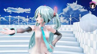 Cute Miku - Sexy Dance + Gradual Undressing (3D HENTAI)