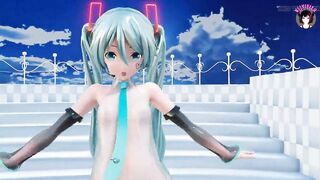 Cute Miku - Sexy Dance + Gradual Undressing (3D HENTAI)