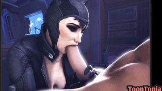 CATWOMAN Hentai Parody - Cartoon Porn