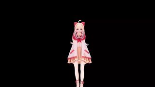 Jiaran Diana Hentai Chinese Vtuber Undress Dancing Mmd 3D Black Eyes Color Edit Smixix