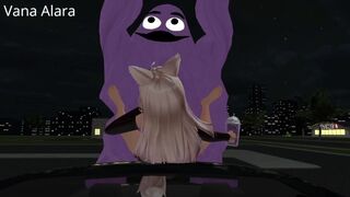 gets caught and taught a lesson by grimace