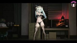 Very Hot Teen In Sexy Lingerie Dancing (3D HENTAI)