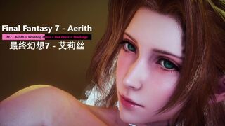 Final Fantasy 7 - Aerith × Wedding Dress × Red Dress × Stockings - Lite Version