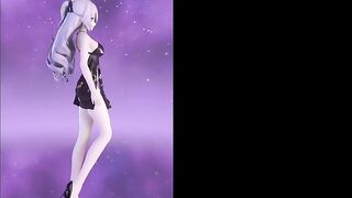 Sexy Anime Girl Dance + Gradual Undressing (TikTok Style) (3D HENTAI)