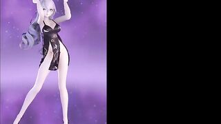 Sexy Anime Girl Dance + Gradual Undressing (TikTok Style) (3D HENTAI)