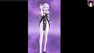 Sexy Anime Girl Dance + Gradual Undressing (TikTok Style) (3D HENTAI)