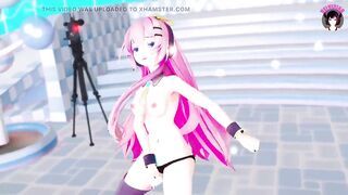 Cute Teen Girl Dancing On Camera + Gradual Undressing (3D HENTAI)