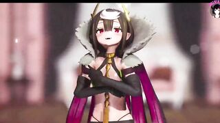 Cute Demon Queen Dancing + Gradual Undressing (3D HENTAI)