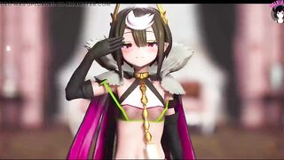 Cute Demon Queen Dancing + Gradual Undressing (3D HENTAI)