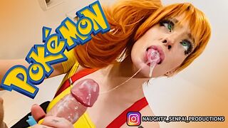 POKÉMON MISTY - One Night in Viridian City (PMV) Ahegao Cosplay Gamer Girl Bare Feet Footjob Blowjob