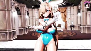 Queens - 2 Sexy Girls In Bunny Suit Dancing (3D HENTAI)