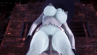 Alcina Dimitrescu spooning on top - Resident Evil Village Short Clip