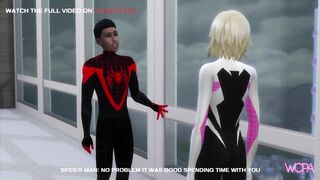 SPIDER GWEN BETRAYING SPIDER-MAN - HE FOLLOWS AND SPYS