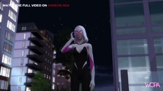 SPIDER GWEN BETRAYING SPIDER-MAN - HE FOLLOWS AND SPYS