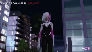 SPIDER GWEN BETRAYING SPIDER-MAN - HE FOLLOWS AND SPYS