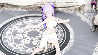 Genshin Impact - Sexy Dance + Gradual Undressing (3D HENTAI)