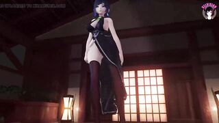 Genshin Impact - Yelan - Dancing In Sexy Dress And Stockings (3D HENTAI)