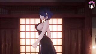 Genshin Impact - Yelan - Dancing In Sexy Dress And Stockings (3D HENTAI)