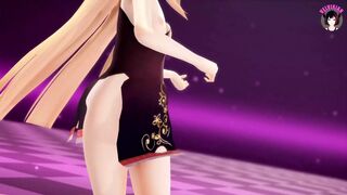 NRK - Sexy Teen Dance + Gradual Undressing (3D HENTAI)