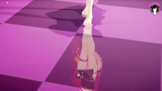 NRK - Sexy Teen Dance + Gradual Undressing (3D HENTAI)