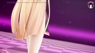 NRK - Sexy Teen Dance + Gradual Undressing (3D HENTAI)