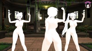 RWBY - 3 Girls Full Nude Dancing + Sex (3D HENTAI)