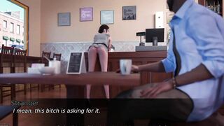 Anal bitch girl In coffee (game play)