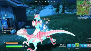 ALIEN AND HIS PET DINOSAUR / FORTNITE