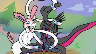 Sylveon X Salazzle! Pokemon sex