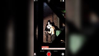 Fucking a Korean girl in a back alley(Camera ver POV)