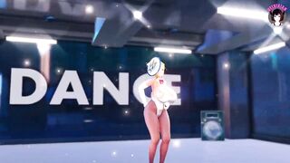 Sexy MILF With Huge Tits In Sexy Bunny Suit Dancing (3D HENTAI)