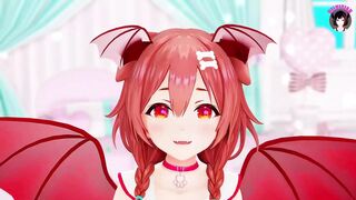 Inugami - Vtuber Sexy Teen Dancing + Gradual Undressing (3D HENTAI)