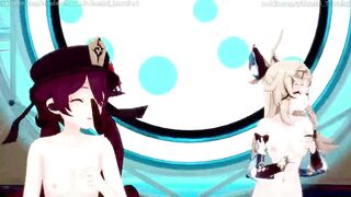 Genshin Impact: [MMD] Kesha - TIMBER (Layla, Kirara, Mona, Fischl, Yoimiya, Hu Tao, Xinyan)