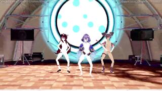 Genshin Impact: [MMD] Kesha - TIMBER (Layla, Kirara, Mona, Fischl, Yoimiya, Hu Tao, Xinyan)