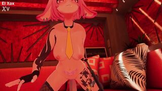 el XoX VTuber Fucks Herself with a Dildo Toy