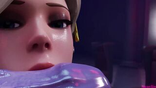 Futa Widow x Pharah and Mercy (VA/SFX by Andrastae, PixieWillow & KaliethVA) taker pov