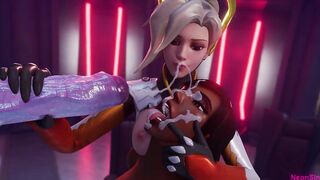 Futa Widow x Pharah and Mercy (VA/SFX by Andrastae, PixieWillow & KaliethVA) taker pov