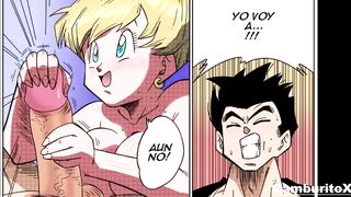 Gohan Fucks Busty Blonde