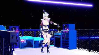 【4K / MMD R18】Silver Wolf Sting