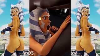 Ahsoka Blacked PMV SplitScreen