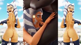 Ahsoka Blacked PMV SplitScreen