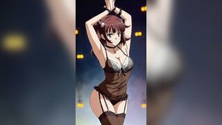 Hot Anime Girls in Sexy Lingerie (AI-Animated Compilation)