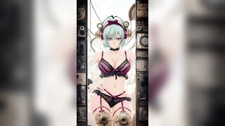 Hot Anime Girls in Sexy Lingerie (AI-Animated Compilation)