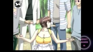 Orgia Hentai en el bosque uncensored