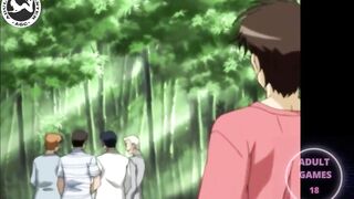 Orgia Hentai en el bosque uncensored