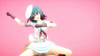 Kancolle Kiso Dance and Sex Cowgirl Creampie Undress NSFW Mmd 3D