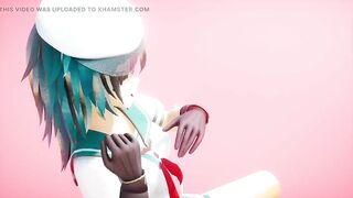 Kancolle Kiso Dance and Sex Cowgirl Creampie Undress NSFW Mmd 3D